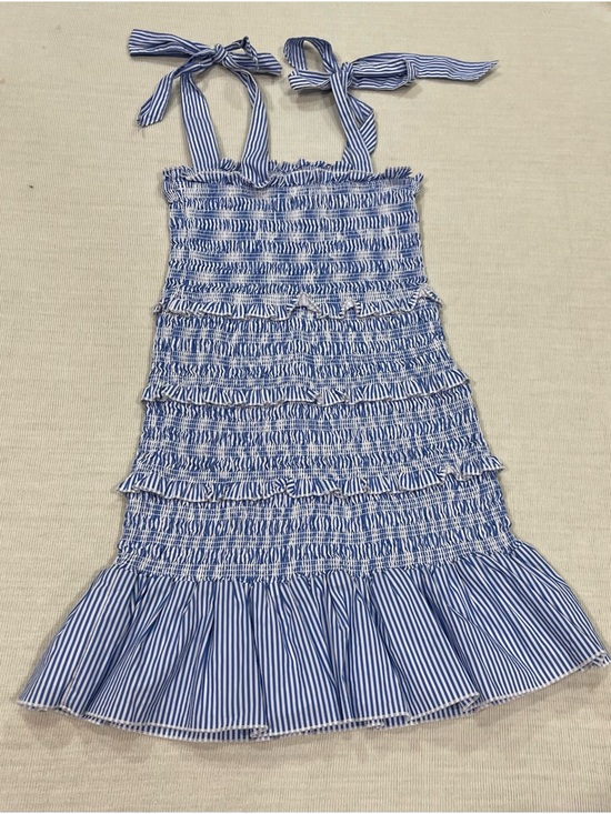 Dresses & Skirts - KatieJ NYC Girl's (Tween) Evan Smocked Dress Blue/White Stripes Size Small